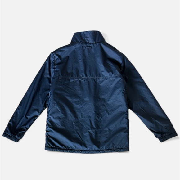 Patagonia Reversible Glissade Jacket Kids Small Navy Deep Pile Fleece Coat - Picture 3 of 5
